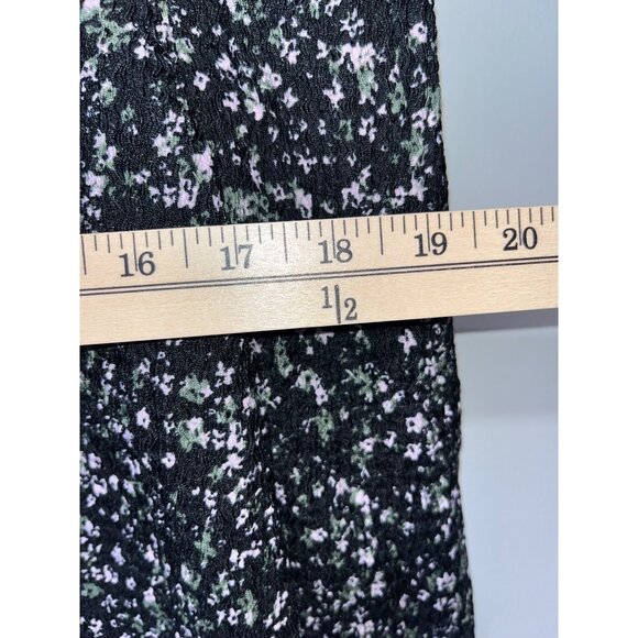 Loft Women's Blouse Size Large Black Long‎ Sleeve - Picture 4 of 6